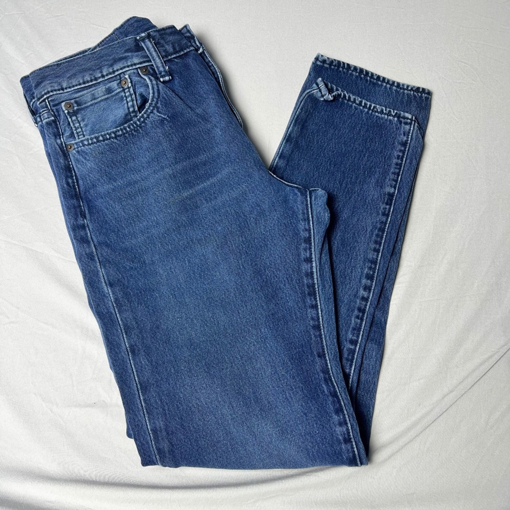 Levis 512 Slim Taper Jeans Mens 33x34 Blue Denim Medium Wash Pants